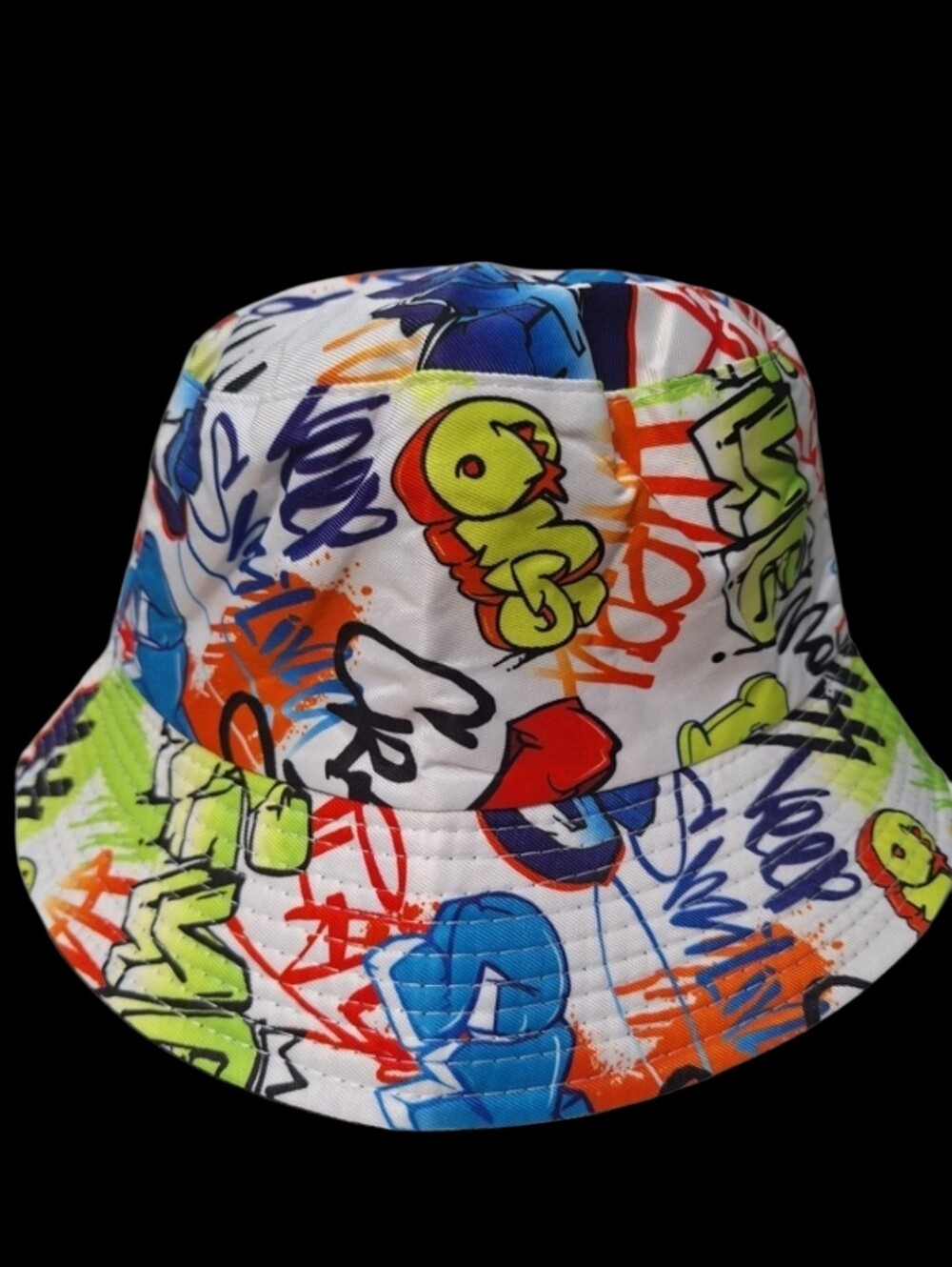 Graffiti "KEEP SMILING" Bucket Hat Unisex 22"-23"